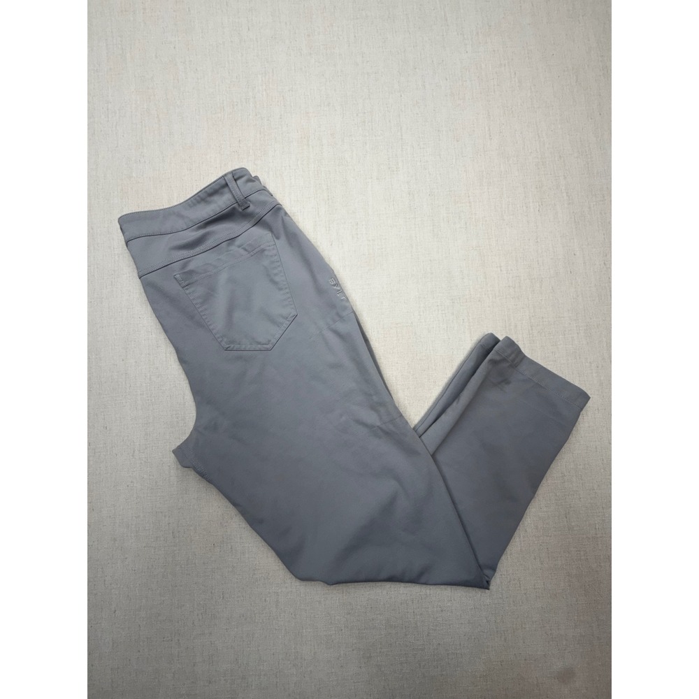 BYLT Everyday Pant Mens 38 Grey Performance Stretch Chino Trousers